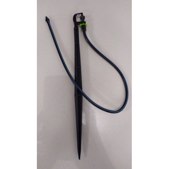MICROASPERSOR IRRITEC  VERDE 100 L/H COM HASTE 36 CM RAIO DE ALCANCE4 METROS - C/10 UNIDADES