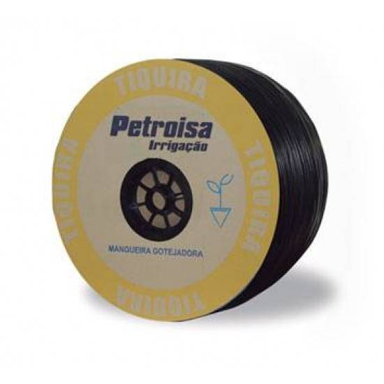 TUBO GOTEJADOR TIQUIRA  16MM - 8MIL 30CM - 1,5 L/H - ROLO COM 200 METROS