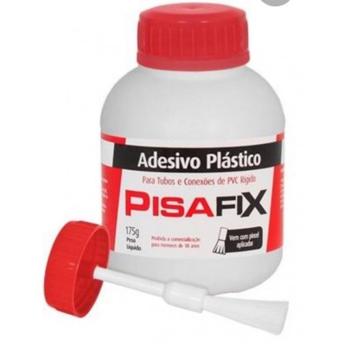 ADESIVO PVC BRANCO 175 GR C/PINCEL - PISAFIX ADESIVO PVC BRANCO 175 GR C/PINCEL - PISAFIX
