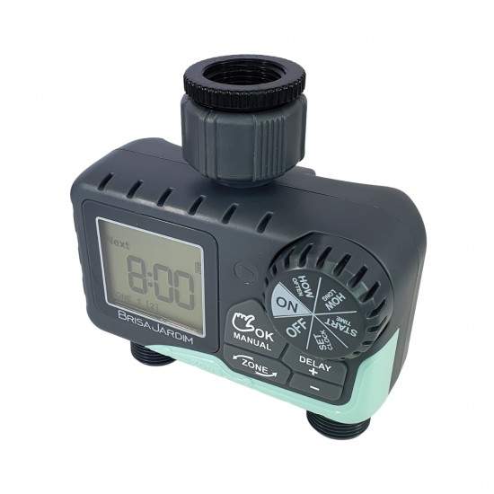 TEMPORIZADOR PARA IRRIGAÇÃO DIGITAL 2 SAÍDAS TEMPORIZADOR PARA IRRIGAÇÃO DIGITAL 2 SAÍDAS