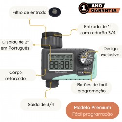 TEMPORIZADOR PARA IRRIGAÇÃO DIGITAL 1 SAÍDA - TIE11 TEMPORIZADOR PARA IRRIGAÇÃO DIGITAL 1 SAÍDA - TIE11