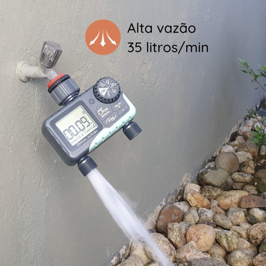 TEMPORIZADOR PARA IRRIGAÇÃO DIGITAL 2 SAÍDAS - TIE21 TEMPORIZADOR PARA IRRIGAÇÃO DIGITAL 2 SAÍDAS - TIE21