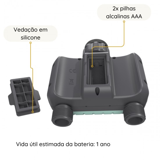 TEMPORIZADOR PARA IRRIGAÇÃO DIGITAL 2 SAÍDAS - TIE21 TEMPORIZADOR PARA IRRIGAÇÃO DIGITAL 2 SAÍDAS - TIE21