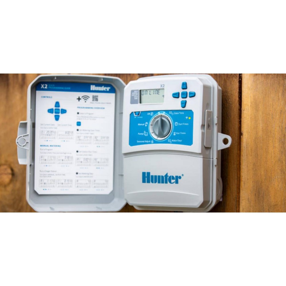 Hunter X2-801 Programmateur Arrosage 8 Stations – WiFi Compatible Hydrawise